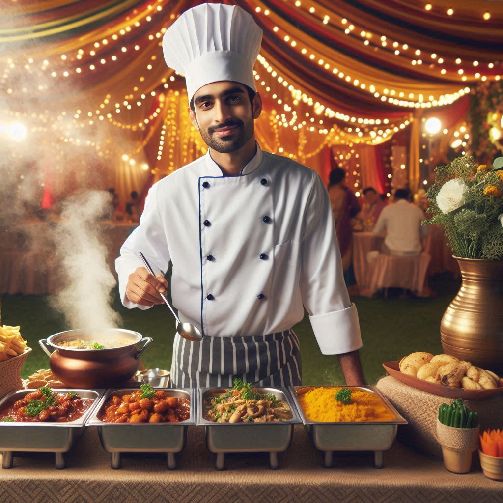 variety foods serve by best caterers in Raipur
